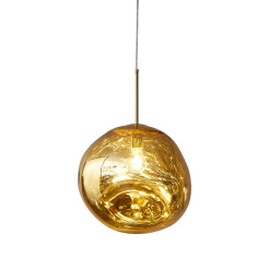 Lampa wisząca  M złota 28 cm MP-1239-280 gold