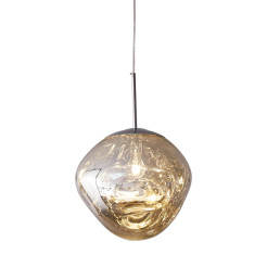 Lampa wisząca  M srebrna 28 cm MP-1239-280 chrome