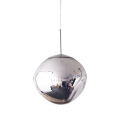 Lampa wisząca  M srebrna 28 cm MP-1239-280 chrome