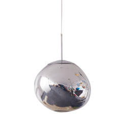 Lampa wisząca  L srebrna 38 cm MP-1239-380 chrome