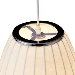 Lampa wisząca  BARREL biała 60 cm ST-2335-30