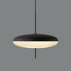 Lampa wisząca  biało-czarna 50 cm ST-9222P WB