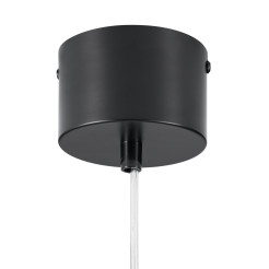 Lampa wisząca  biało-czarna 50 cm ST-9222P WB