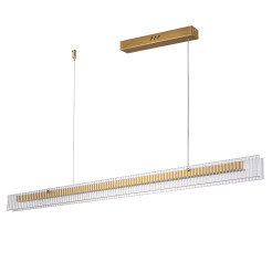 Lampa wisząca -120 LED złoty 120 cm ST-10538P-L120