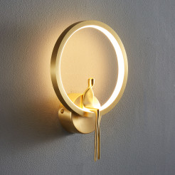 Lampa ścienna LED  RING LED złota 27 cm ST-B3607 gold