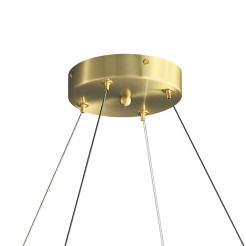 Lampa wisząca  mosiądz biała 80 cm ST-6289-8