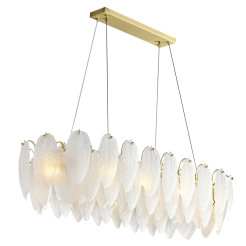 Lampa wisząca  LONG biała 100 cm ST-6289-10C
