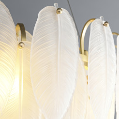 Lampa wisząca  LONG biała 100 cm ST-6289-10C
