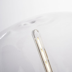Lampa stołowa  transparentno złota 35 *46 cm ST-7278-S GOLD