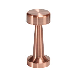 Lampa stołowa  A LED dotykowa miedziana 21 cm ST-8127T/A COPPER