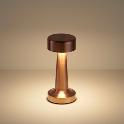 Lampa stołowa  A LED dotykowa miedziana 21 cm ST-8127T/A COPPER