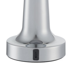 Lampa stołowa  A LED dotykowa srebrna 21 cm ST-8127T/A SILVER
