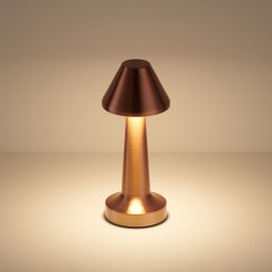 Lampa stołowa  B LED dotykowa miedziana 22 cm ST-8127T/B COPPER