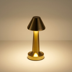 Lampa stołowa  B LED dotykowa złota 22 cm ST-8127T/B GOLD