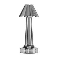 Lampa stołowa  B LED dotykowa srebrna 22 cm ST-8127T/B SILVER
