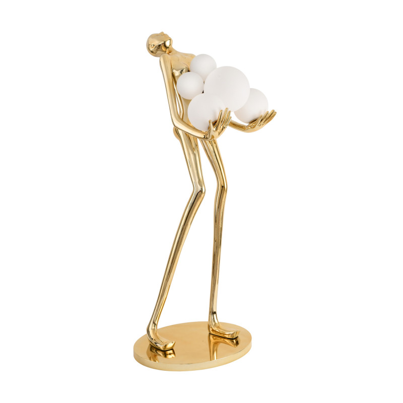 Lampa podłogowa WOMAN GOLD złoty połysk 180 cm F9312 gold