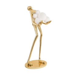 Lampa podłogowa WOMAN GOLD złoty połysk 180 cm F9312 gold