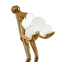 Lampa podłogowa WOMAN GOLD złoty połysk 180 cm F9312 gold