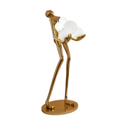 Lampa podłogowa WOMAN GOLD złoty połysk 180 cm F9312 gold