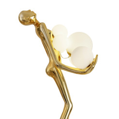 Lampa podłogowa WOMAN GOLD złoty połysk 180 cm F9312 gold