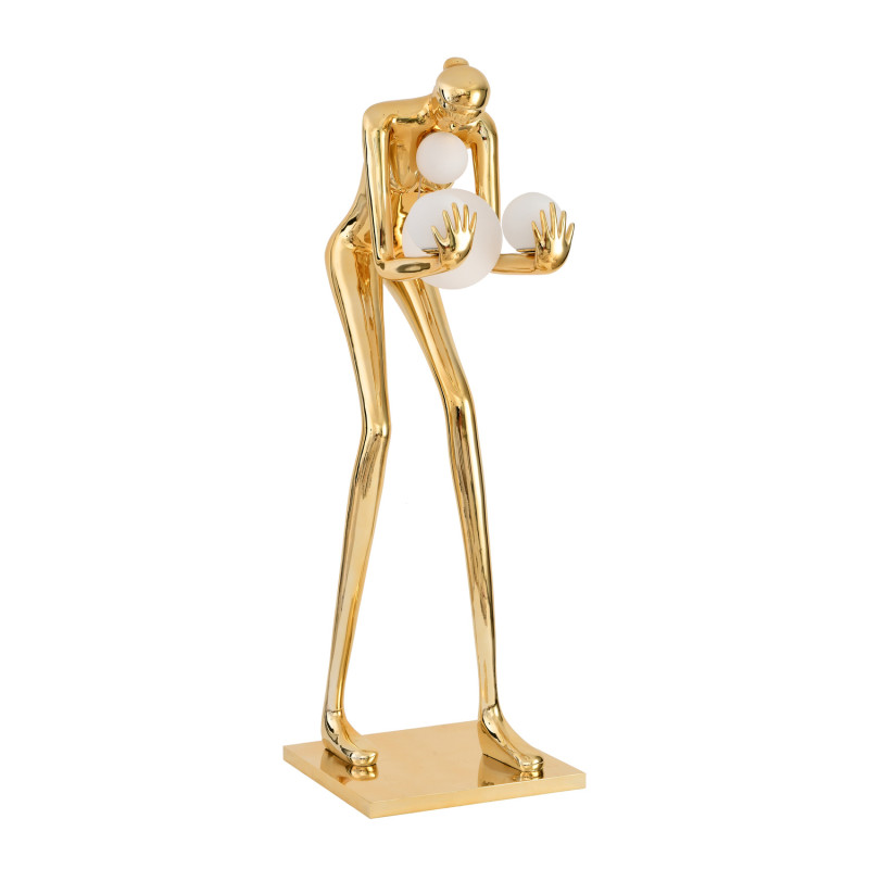 Lampa podłogowa WOMAN-2 GOLD złoty połysk 190 cm DN433-F gold