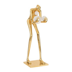 Lampa podłogowa WOMAN-2 GOLD złoty połysk 190 cm DN433-F gold