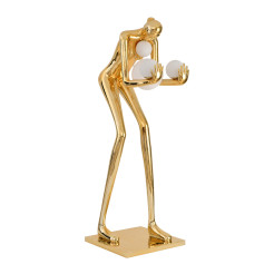 Lampa podłogowa WOMAN-2 GOLD złoty połysk 190 cm DN433-F gold