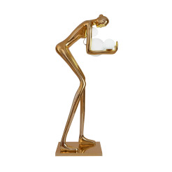 Lampa podłogowa WOMAN-2 GOLD złoty połysk 190 cm DN433-F gold