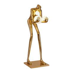 Lampa podłogowa WOMAN-2 GOLD złoty połysk 190 cm DN433-F gold