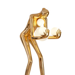 Lampa podłogowa WOMAN-2 GOLD złoty połysk 190 cm DN433-F gold