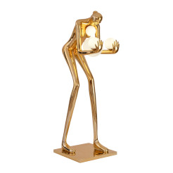 Lampa podłogowa WOMAN-2 GOLD złoty połysk 190 cm DN433-F gold