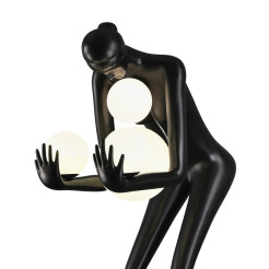 Lampa podłogowa WOMAN-2 BLACK czarna 190 cm DN433-F black