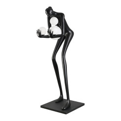 Lampa podłogowa WOMAN-2 BLACK czarna 190 cm DN433-F black