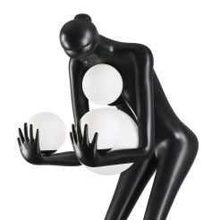 Lampa podłogowa WOMAN-2 BLACK czarna 190 cm DN433-F black
