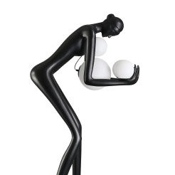 Lampa podłogowa WOMAN-2 BLACK czarna 190 cm DN433-F black