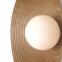 Lampa ścienna ILUSIONI beżowa 26 cm ST-F059 COFFEE