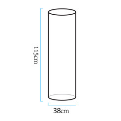 Lampa ogrodowa kolumna TUBE LED RGBW 16 kolorów 115 cm ES-DC033