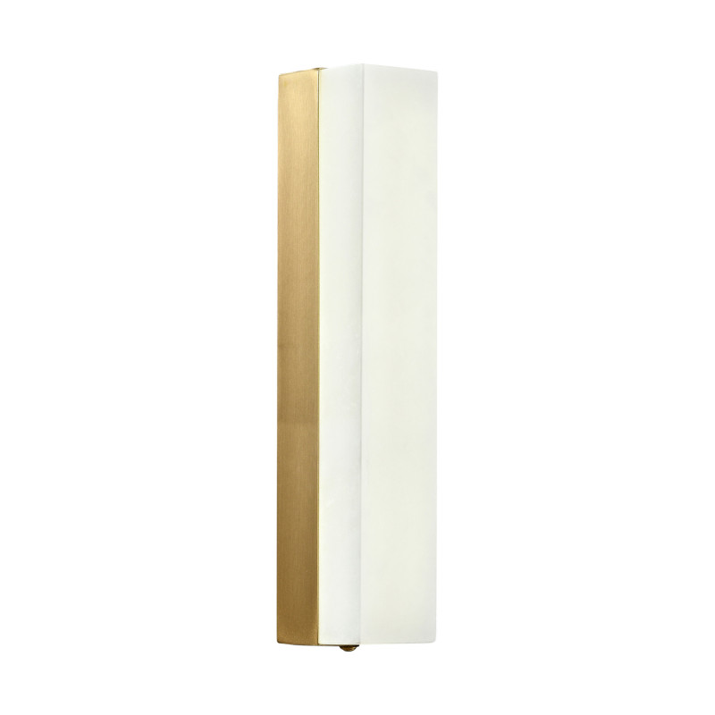 Lampa ścienna  biały marmur i mosiądz 40 cm ST-3390