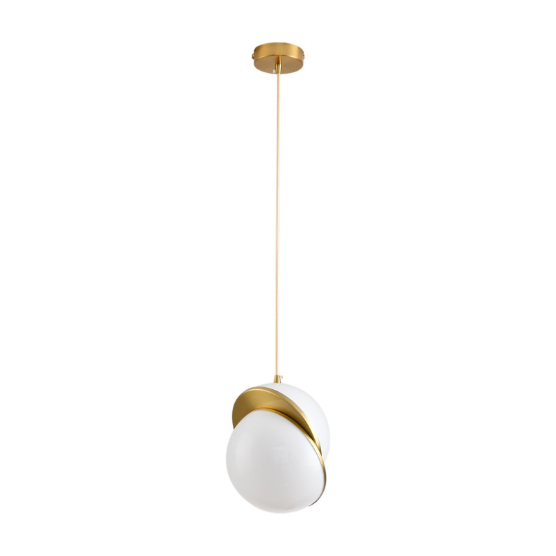 Lampa wisząca  biało złota 20 cm DP0067-200