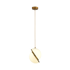 Lampa wisząca  biało złota 20 cm DP0067-200