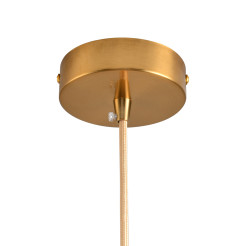 Lampa wisząca  biało złota 20 cm DP0067-200