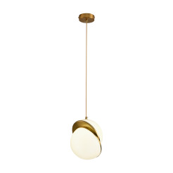 Lampa wisząca  biało złota 25 cm DP0067-250