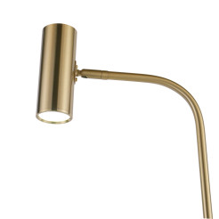 Lampa podłogowa ze stolikiem  złota 146 cm ST-7027F gold