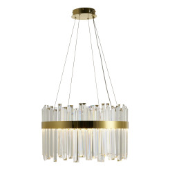 Lampa wisząca ROYAL LED kryształowa złota 50 cm ST-1088-50
