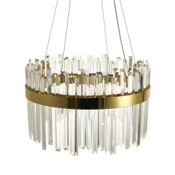 Lampa wisząca ROYAL LED kryształowa złota 50 cm ST-1088-50