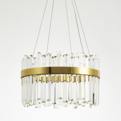 Lampa wisząca ROYAL LED kryształowa złota 50 cm ST-1088-50