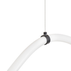 Lampa wisząca  LED wąż ledowy czarna 300 cm MD1021-3 black