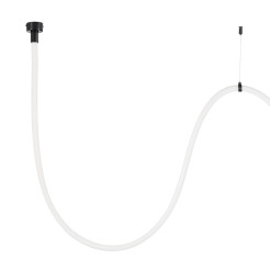 Lampa wisząca  LED wąż ledowy czarna 300 cm MD1021-3 black