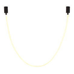 Lampa wisząca  LED wąż ledowy czarna 300 cm MD1021-3 black