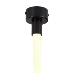 Lampa wisząca  LED wąż ledowy czarna 300 cm MD1021-3 black